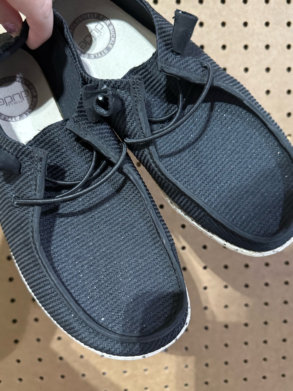 Hey Dude Wendy SlipOn sneaker black sparkle women’s eu 38 women’s 7